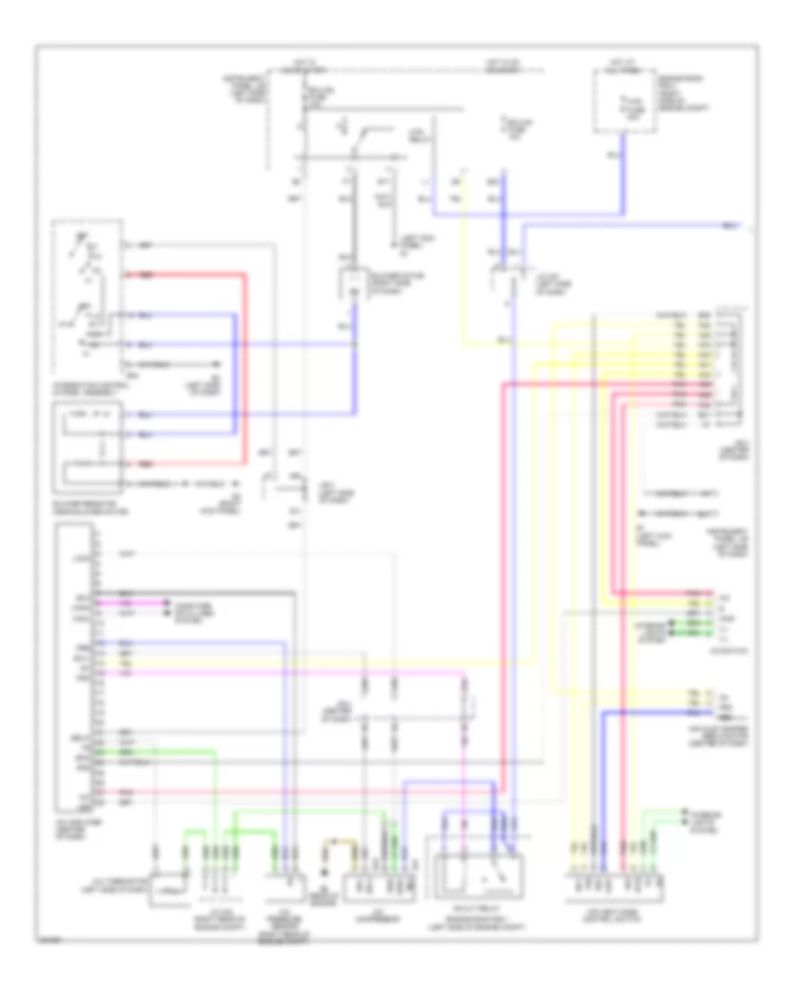 3.5L, Manual AC Wiring Diagram (1 of 2) for Toyota RAV4 2010