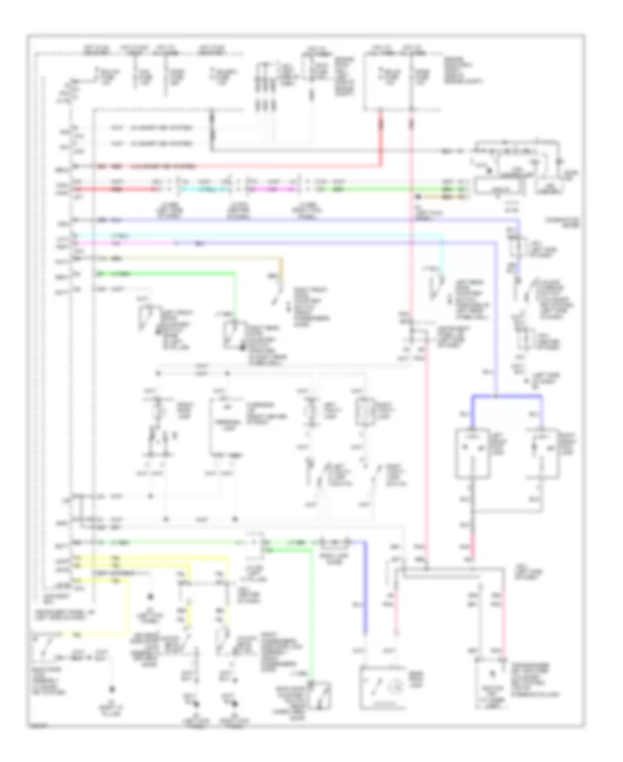 Courtesy Lamps Wiring Diagram for Toyota RAV4 2010