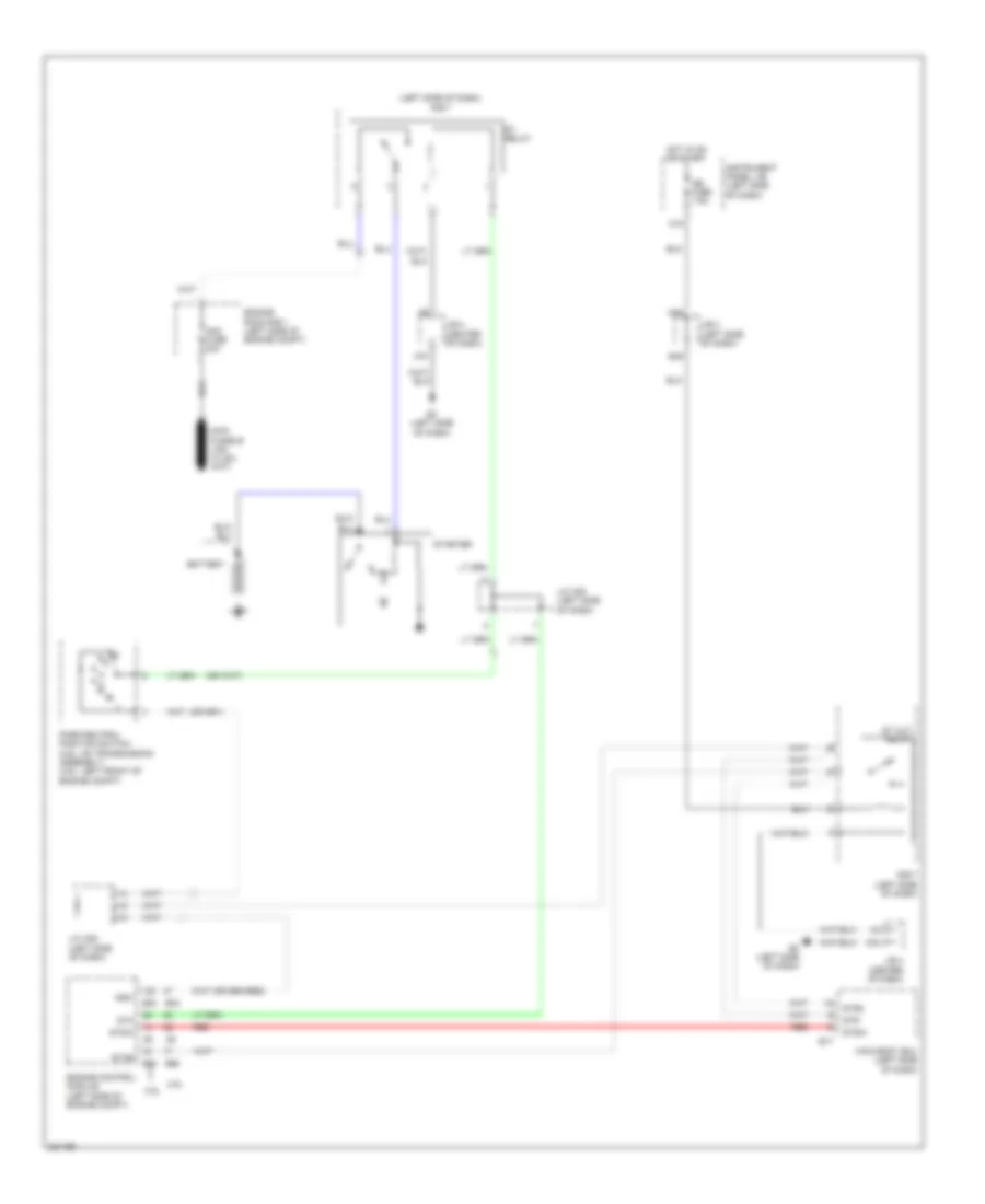 Starting Wiring Diagram with Smart Key System for Toyota RAV4 2010