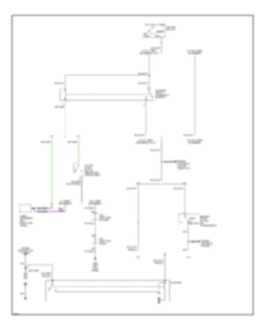 Starting Wiring Diagram for Toyota Corolla GT-S 1990