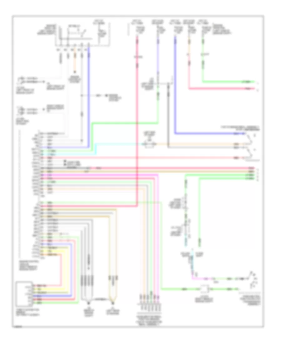 5.7L Flex Fuel, Cruise Control Wiring Diagram (1 of 2) for Toyota Tundra 1794 Edition 2014