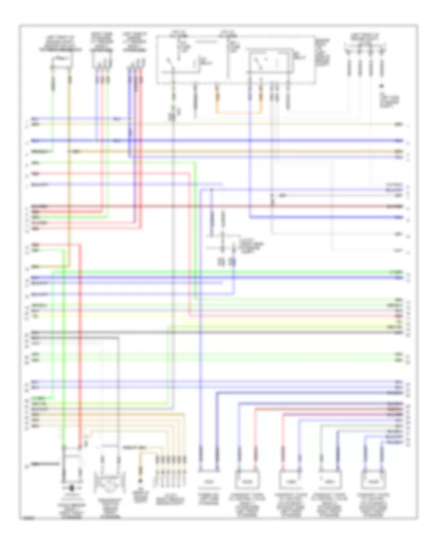 4.0L, Engine Performance Wiring Diagram (2 of 6) for Toyota Tundra 1794 Edition 2014
