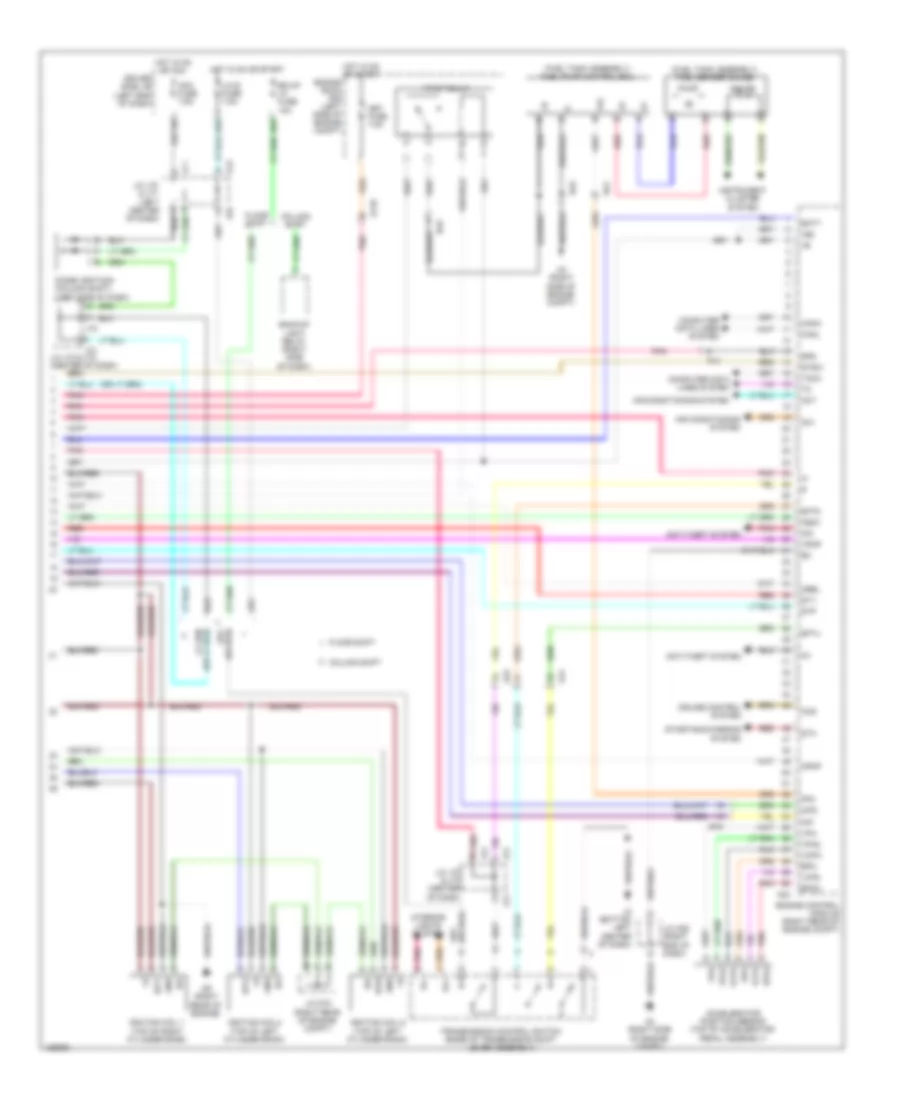 4.0L, Engine Performance Wiring Diagram (6 of 6) for Toyota Tundra 1794 Edition 2014