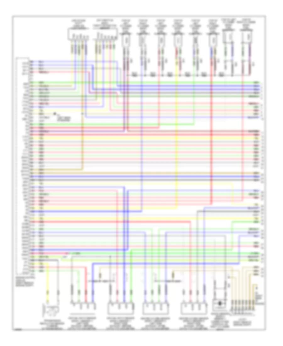 5.7L, Engine Performance Wiring Diagram (1 of 7) for Toyota Tundra 1794 Edition 2014