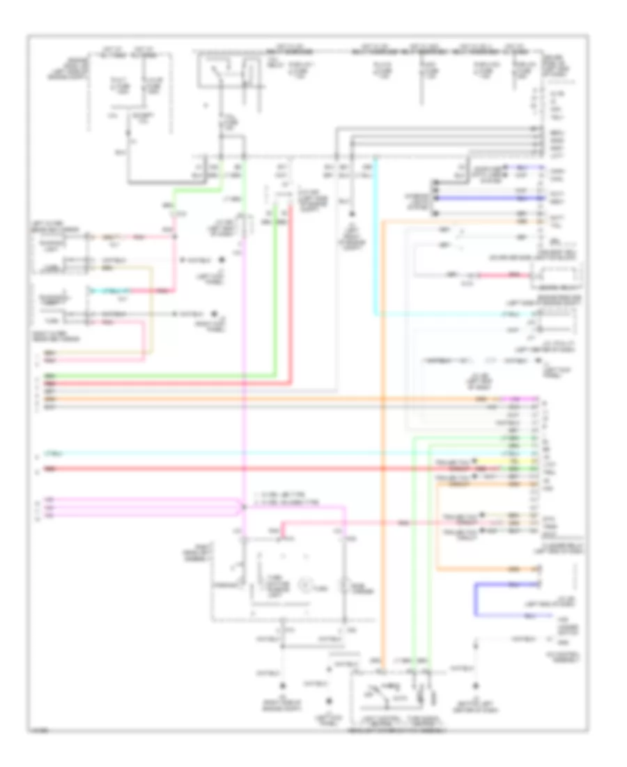 Exterior Lamps Wiring Diagram 2 of 2 for Toyota Tundra Edition 2014 1794