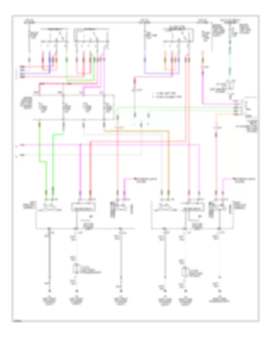 Headlights Wiring Diagram (2 of 2) for Toyota Tundra 1794 Edition 2014