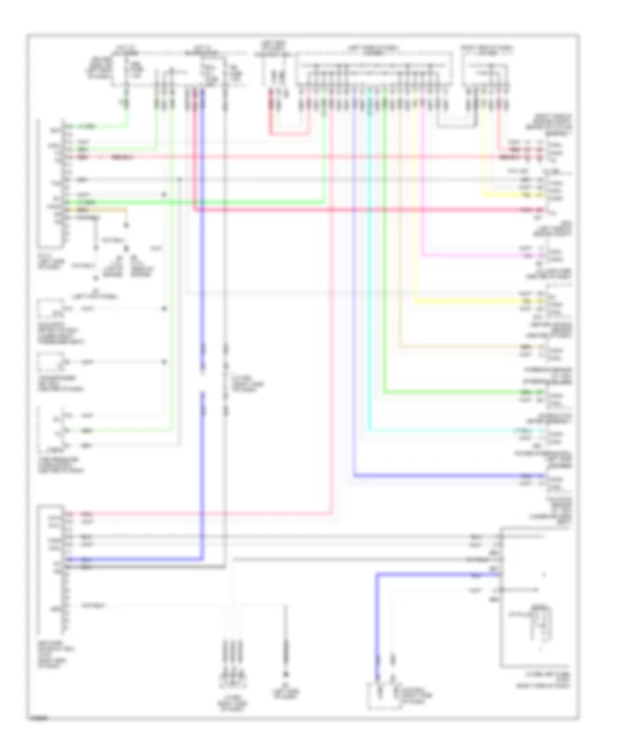 Computer Data Lines Wiring Diagram for Toyota Matrix S 2009