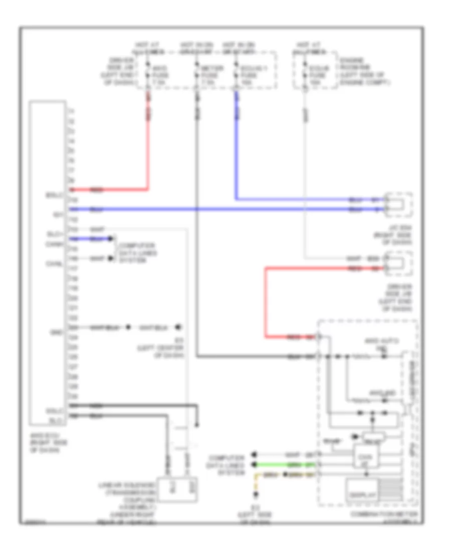 4WD Wiring Diagram for Toyota Matrix S 2009