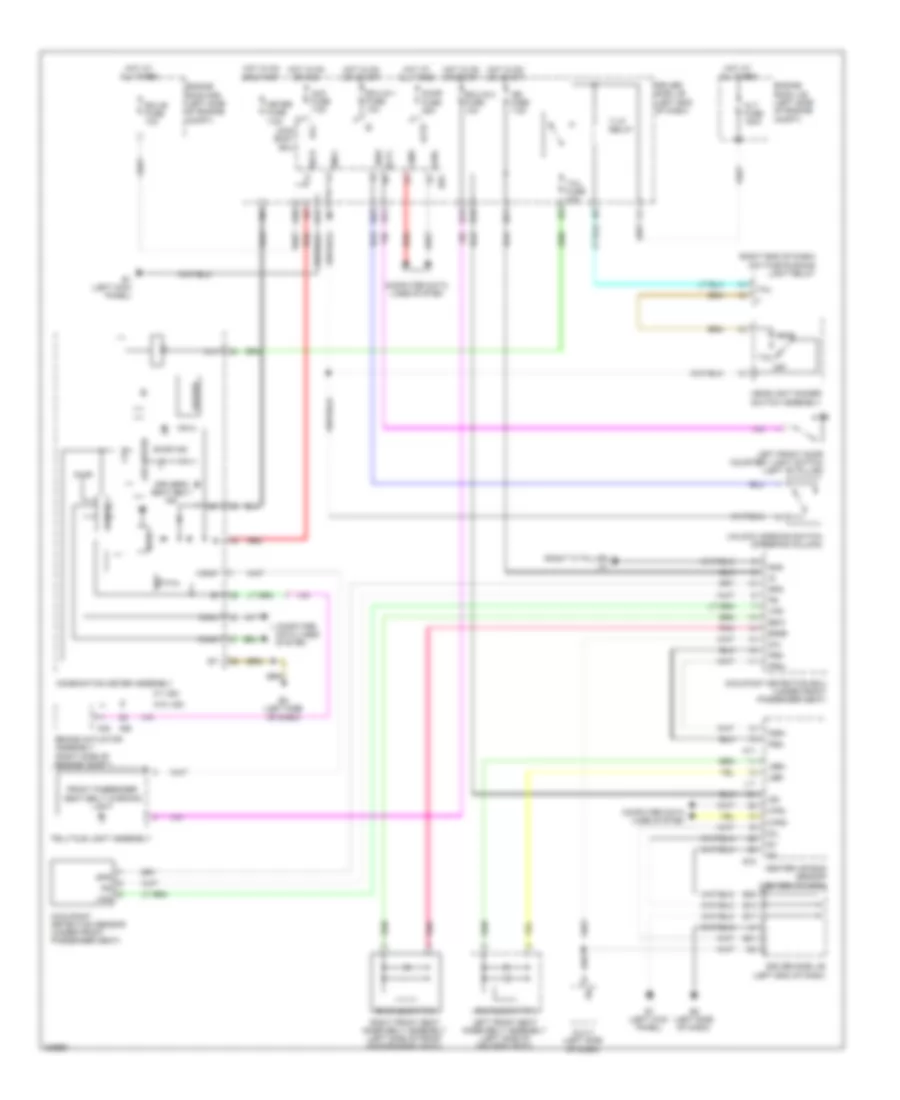 Chime Wiring Diagram for Toyota Matrix S 2009