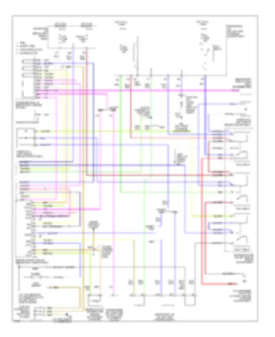 2.4L, Automatic AC Wiring Diagram (2 of 2) for Toyota Camry XLE 2004