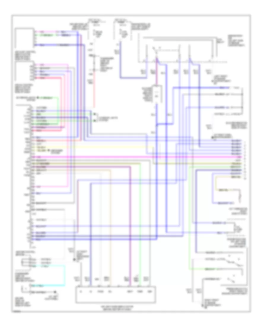 2.4L, Manual AC Wiring Diagram (1 of 2) for Toyota Camry XLE 2004