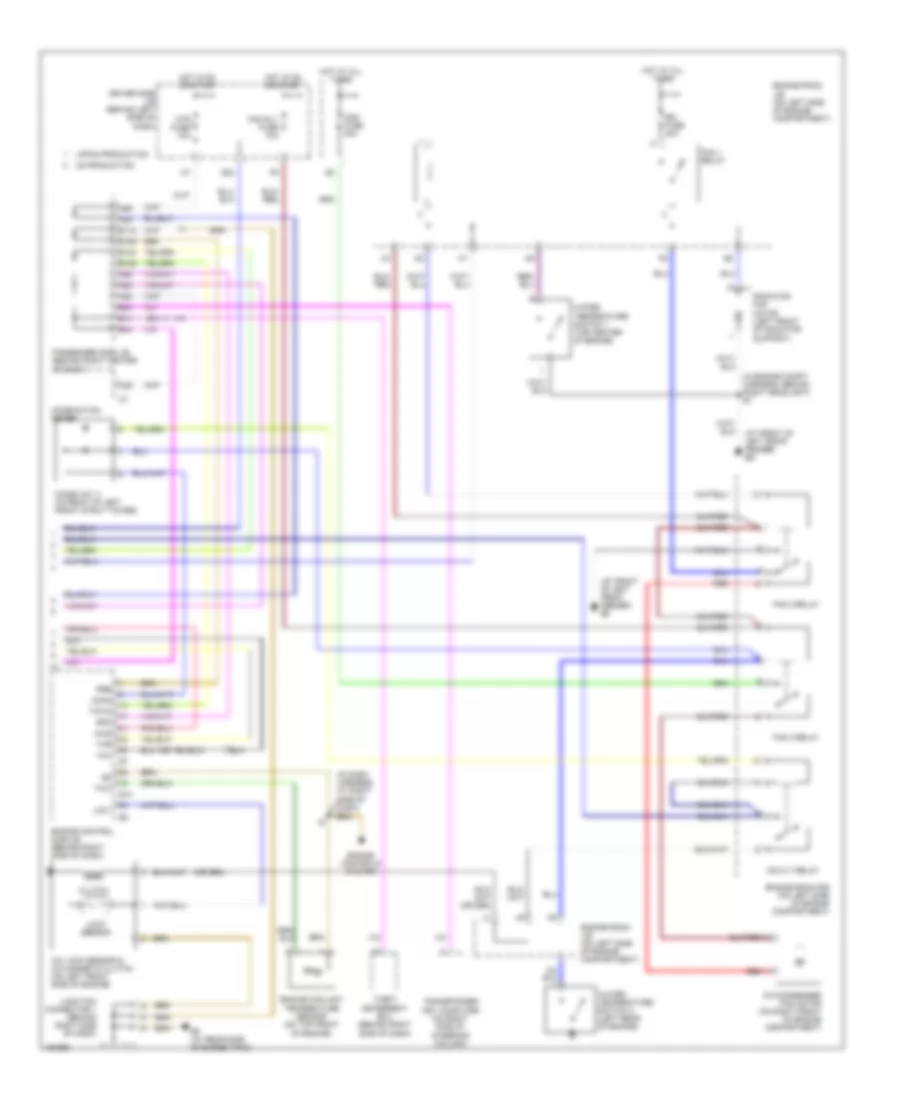 3.0L, Automatic AC Wiring Diagram (2 of 2) for Toyota Camry XLE 2004