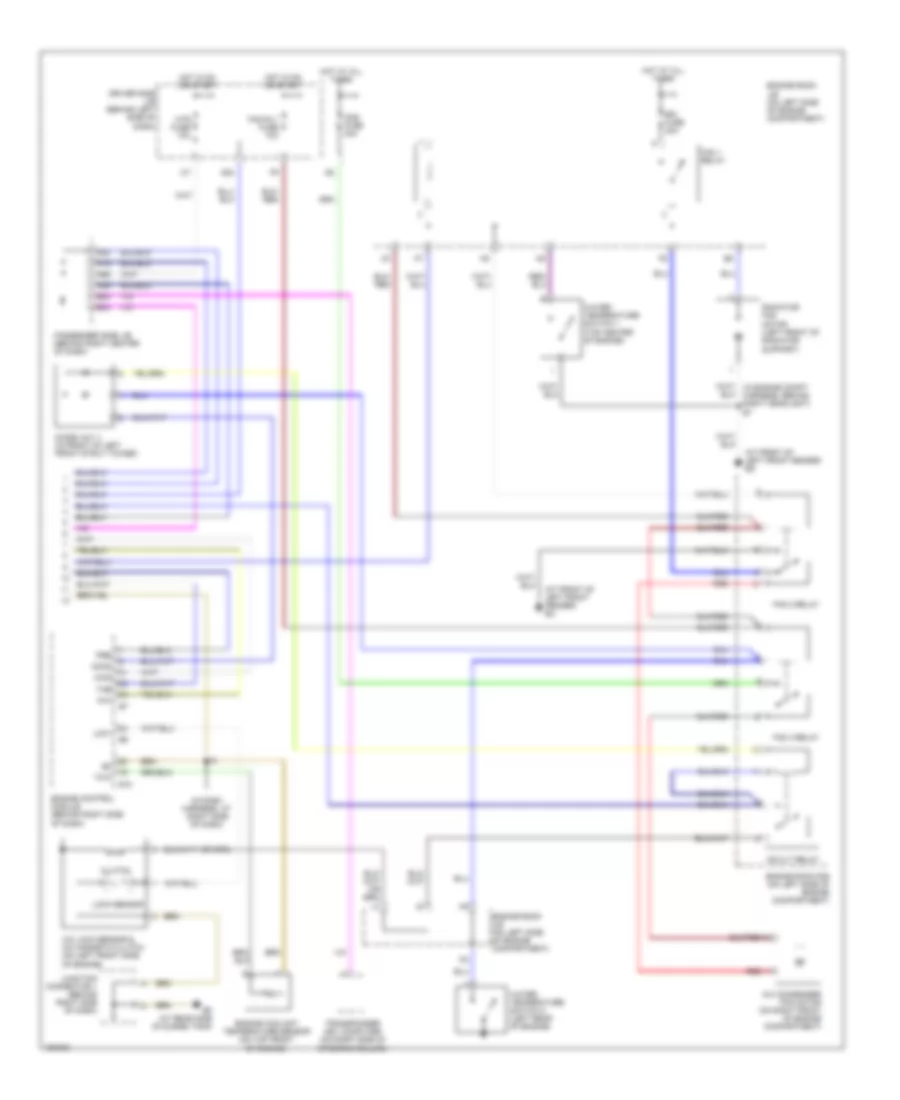 3 0L Manual A C Wiring Diagram 2 of 2 for Toyota Camry XLE 2004