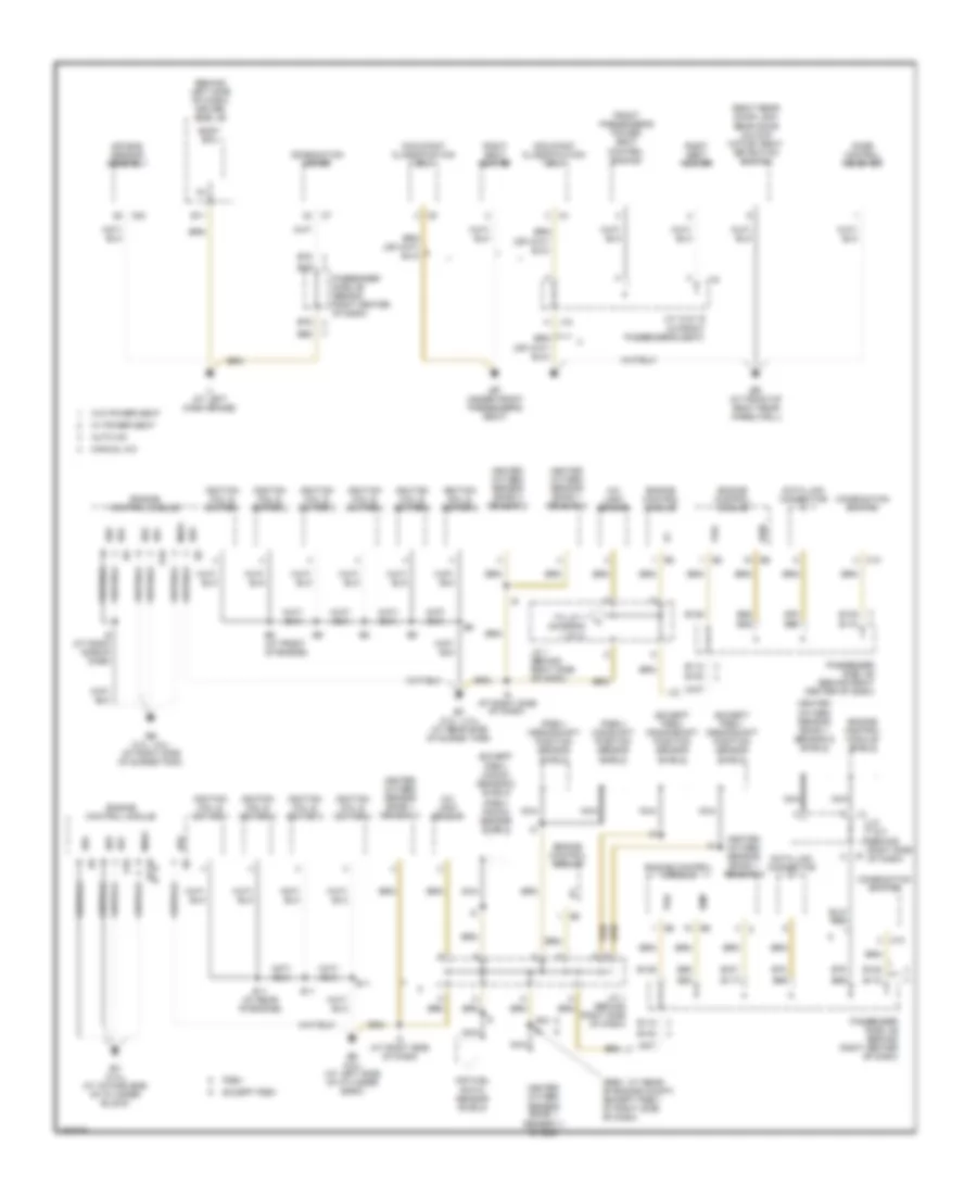 Ground Distribution Wiring Diagram 2 of 4 for Toyota Camry XLE 2004