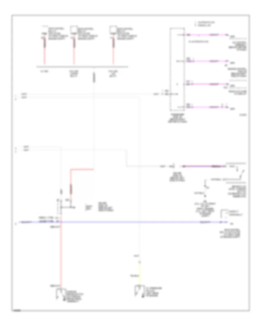 Instrument Cluster Wiring Diagram 2 of 2 for Toyota Camry XLE 2004