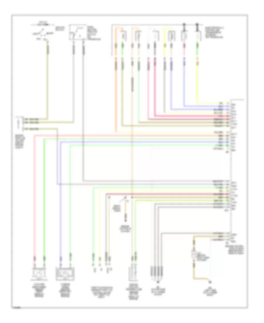 2 4L A T Wiring Diagram Except PZEV 2 of 2 for Toyota Camry XLE 2004