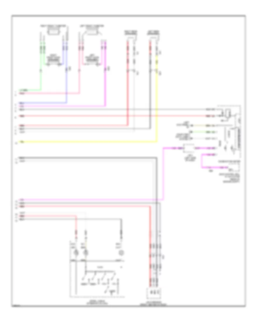 Radio Wiring Diagram Except EV without Navigation 2 of 2 for Toyota RAV4 2012
