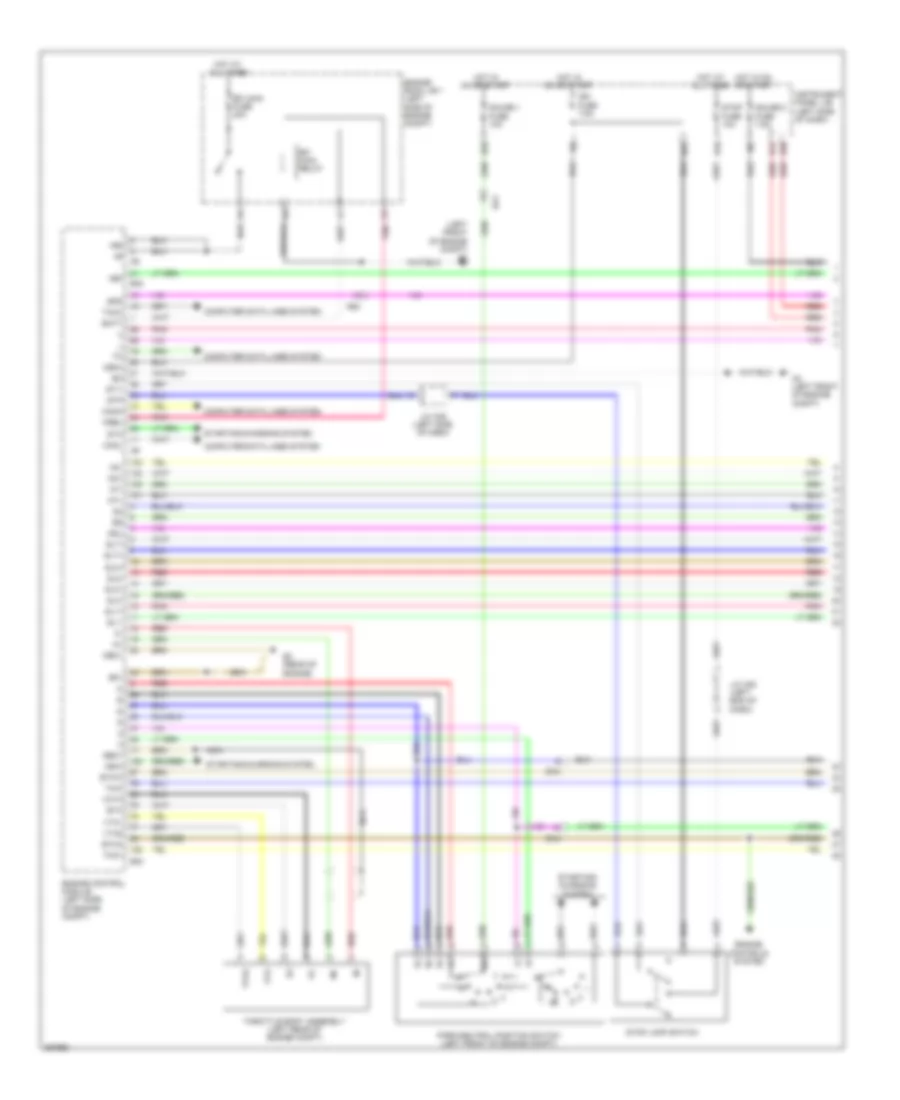 3.5L, AT Wiring Diagram (1 of 2) for Toyota RAV4 2012