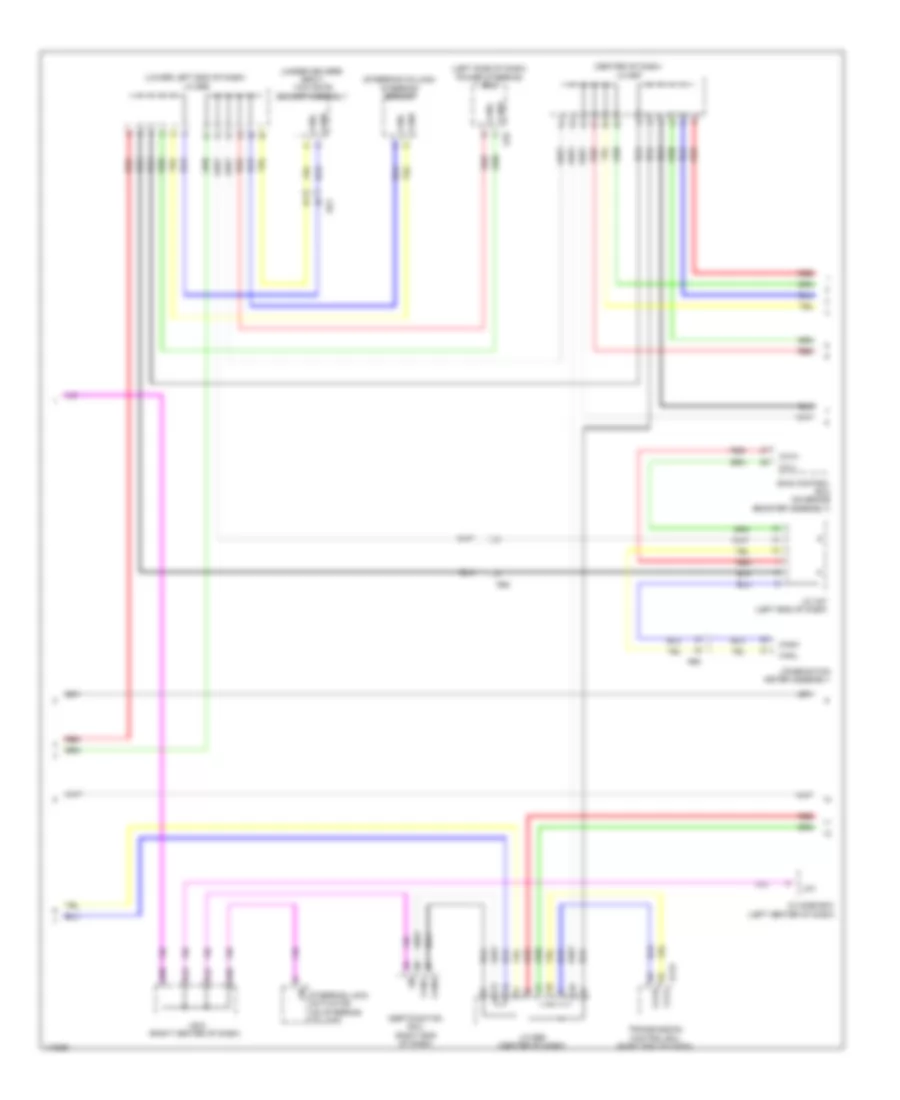 Body ECU Wiring Diagram EV 2 of 3 for Toyota RAV4 2012