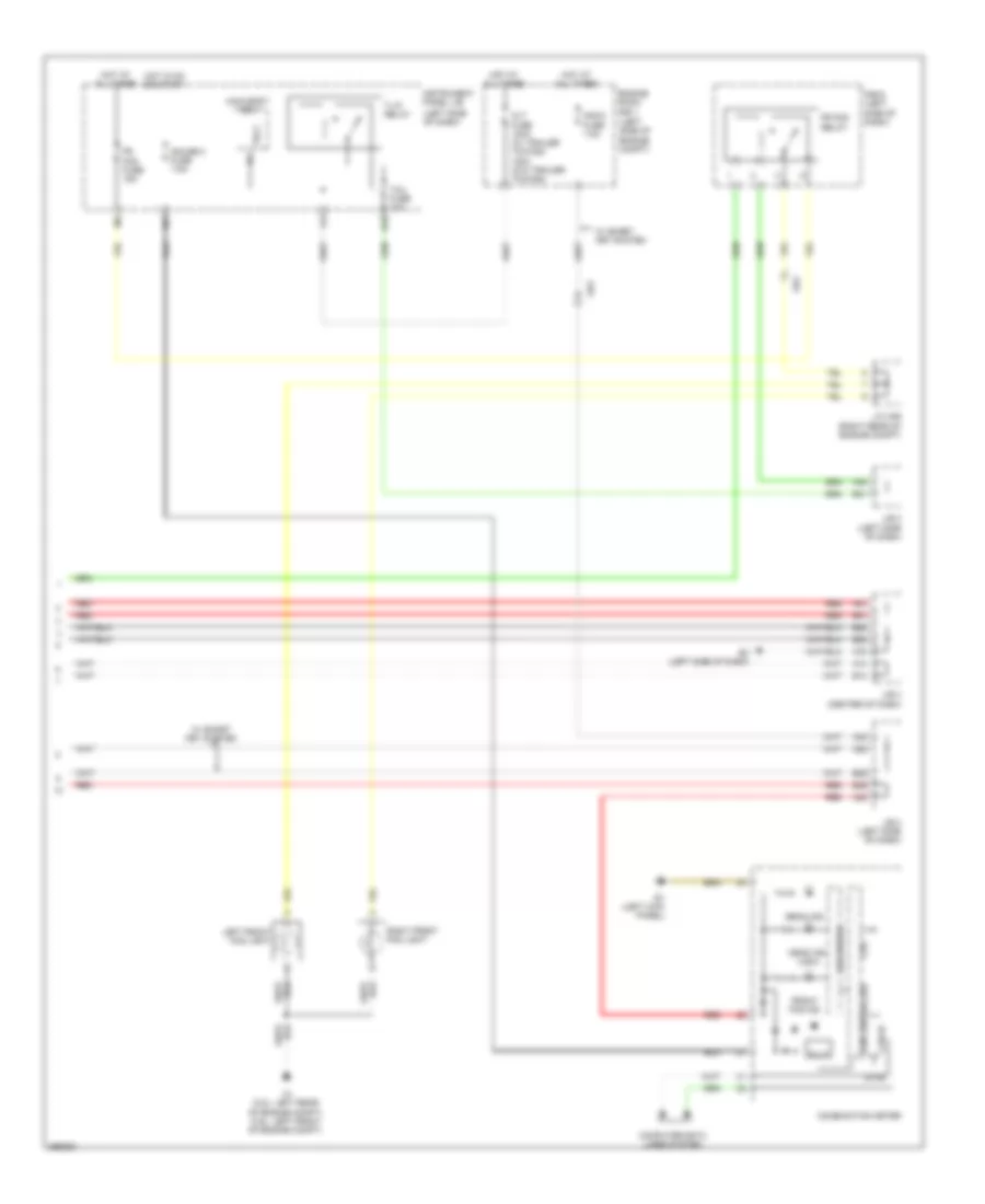 Headlights Wiring Diagram Except EV without DRL 2 of 2 for Toyota RAV4 2012