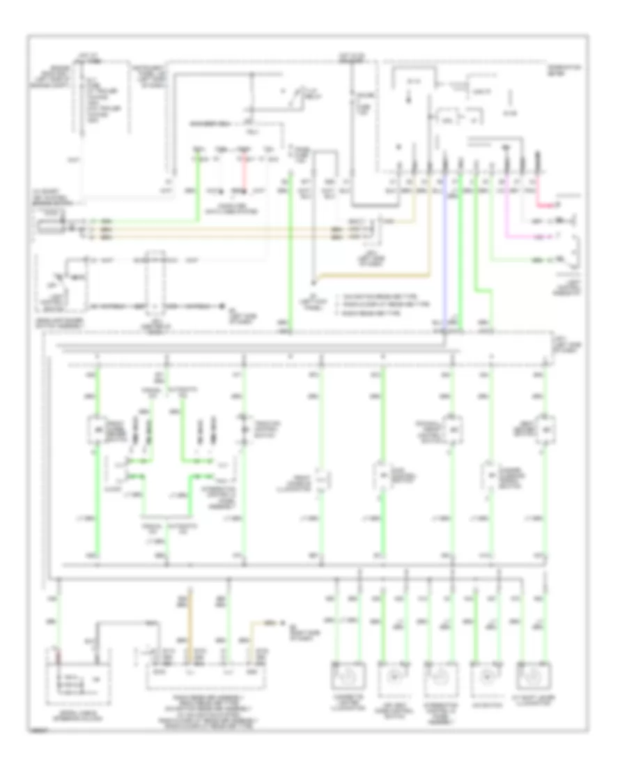 Instrument Illumination Wiring Diagram, Except EV for Toyota RAV4 2012