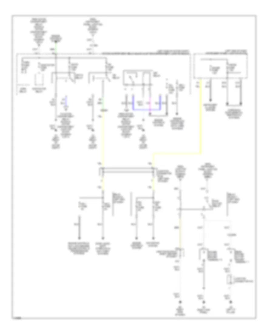 Power Distribution Wiring Diagram, EV (4 of 4) for Toyota RAV4 2012