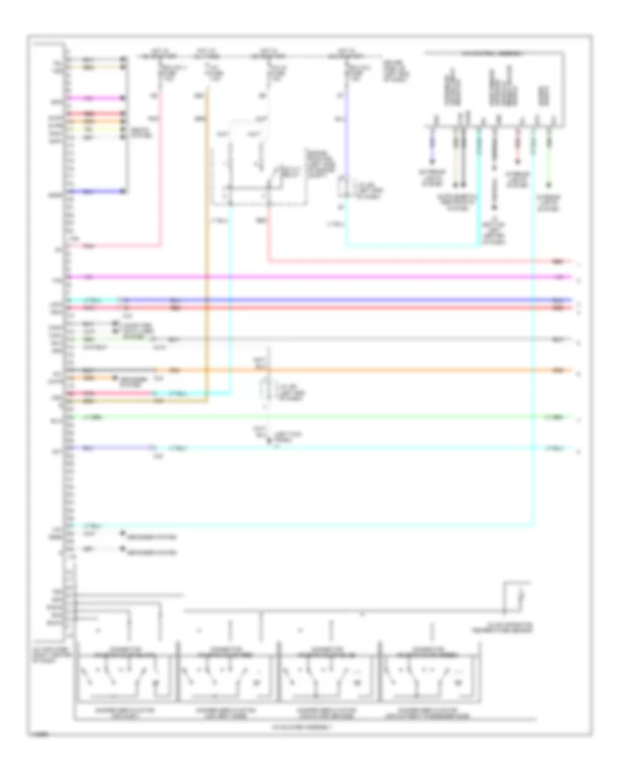 Manual A C Wiring Diagram 1 of 2 for Toyota Tundra Limited 2014