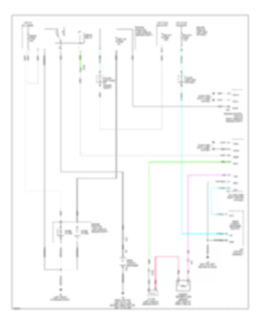 Rear Defogger Wiring Diagram for Toyota Tundra Limited 2014
