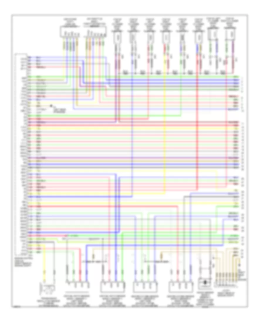 4.6L, Engine Performance Wiring Diagram (1 of 8) for Toyota Tundra Limited 2014