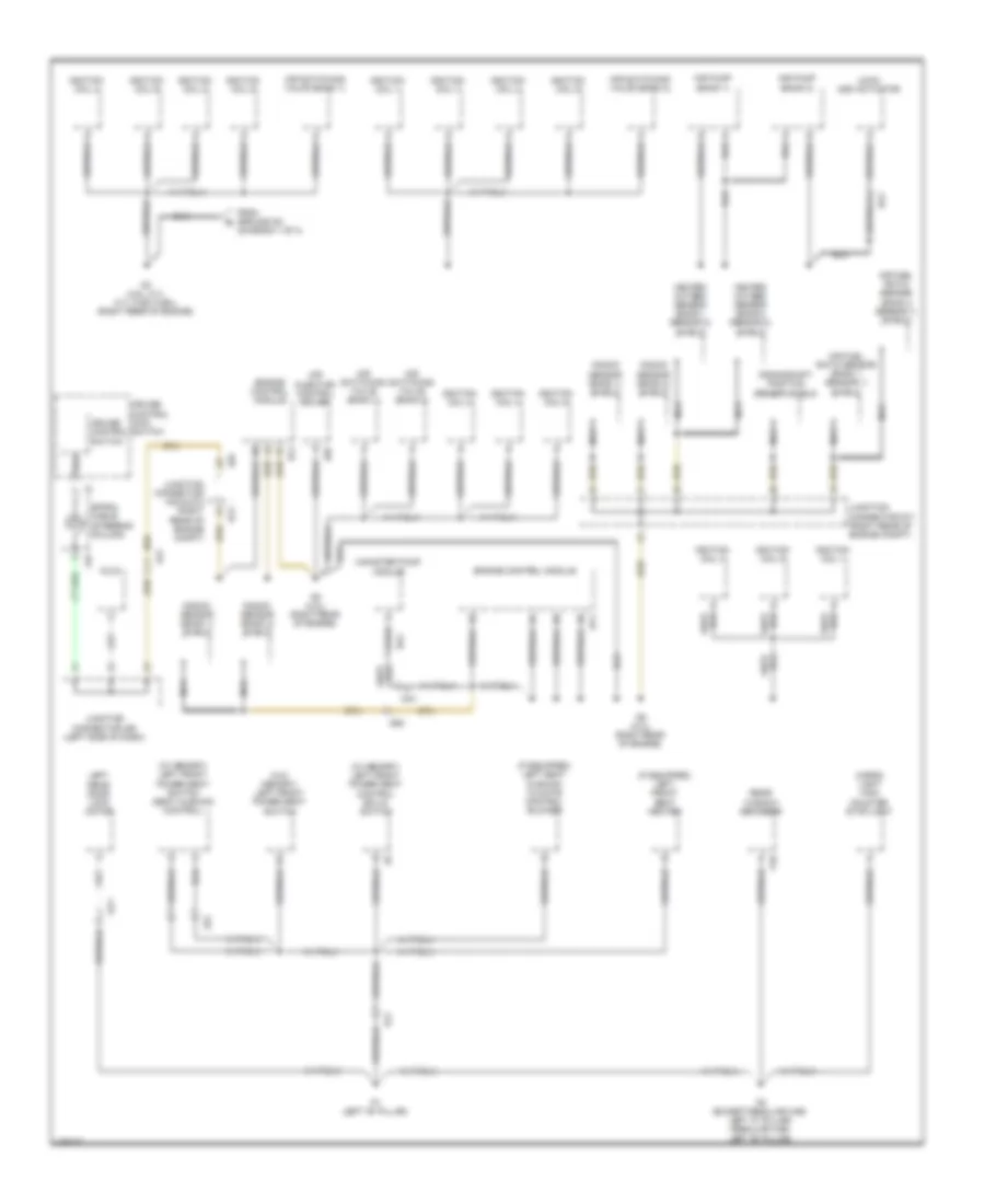Ground Distribution Wiring Diagram (2 of 4) for Toyota Tundra Limited 2014