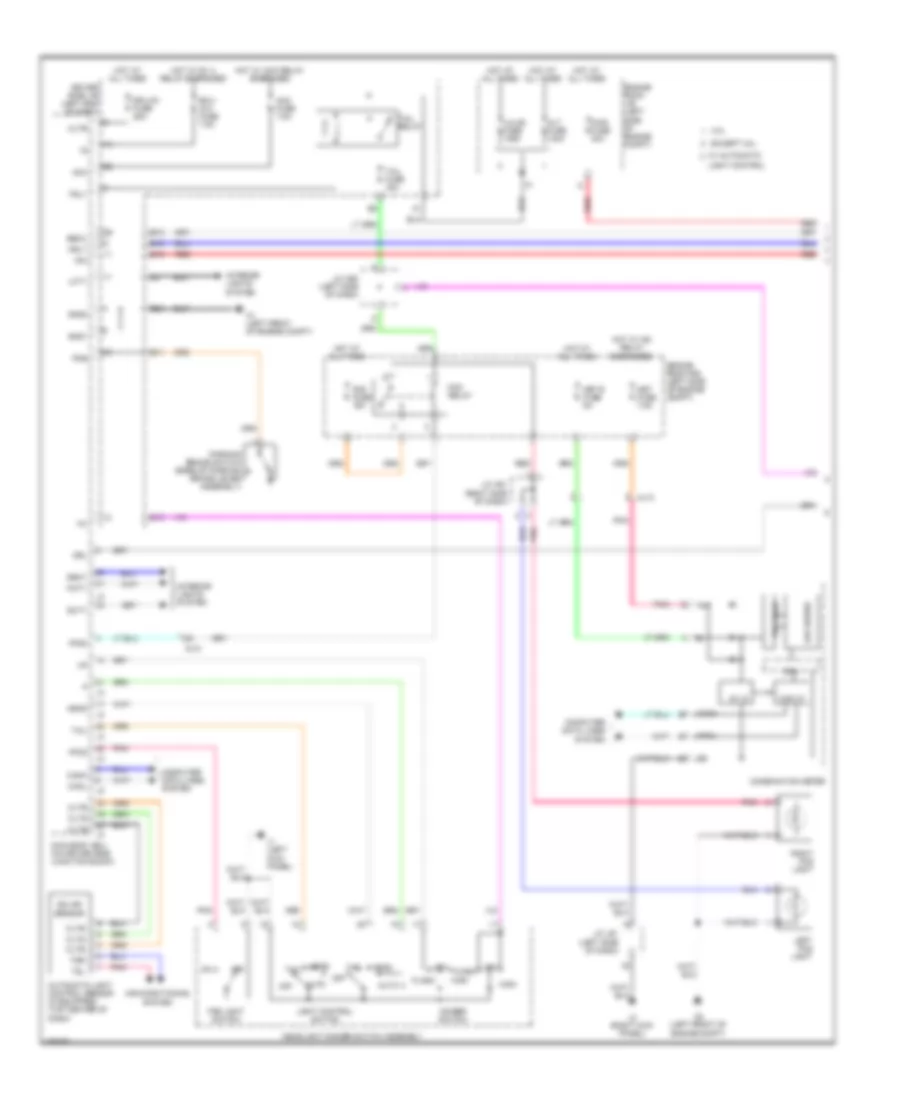 Headlights Wiring Diagram 1 of 2 for Toyota Tundra Limited 2014