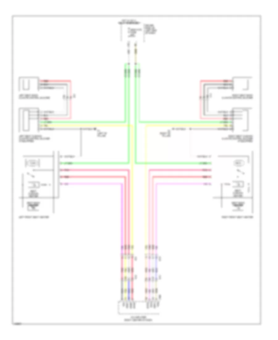 Heated Seats Wiring Diagram for Toyota Tundra Limited 2014