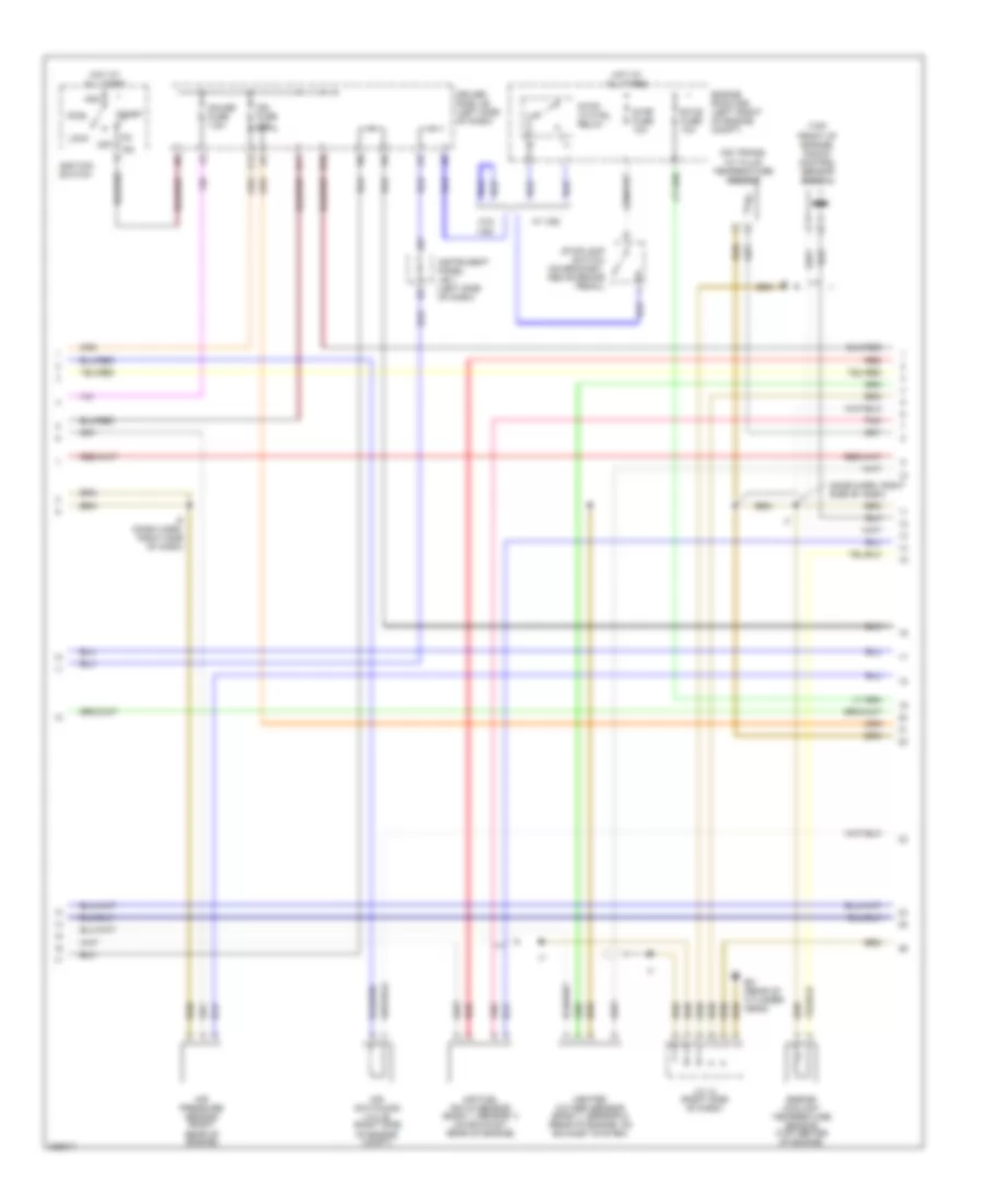 2.7L, Engine Performance Wiring Diagram (4 of 5) for Toyota Tacoma 2005