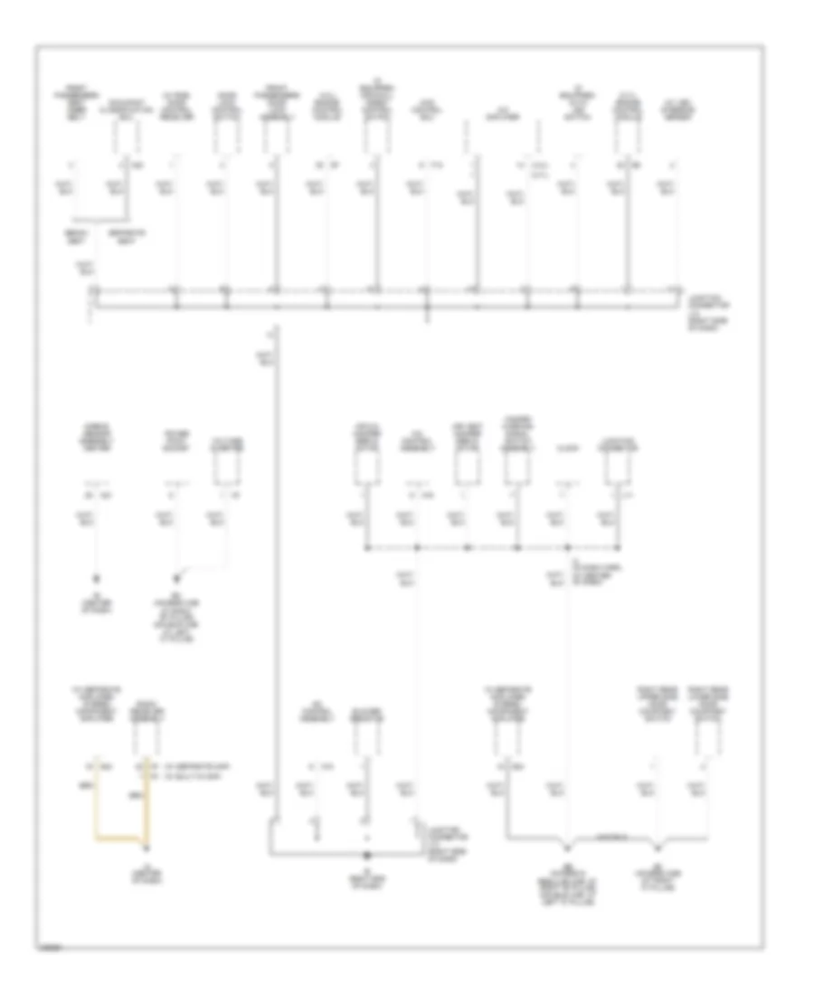Ground Distribution Wiring Diagram (2 of 4) for Toyota Tacoma 2005
