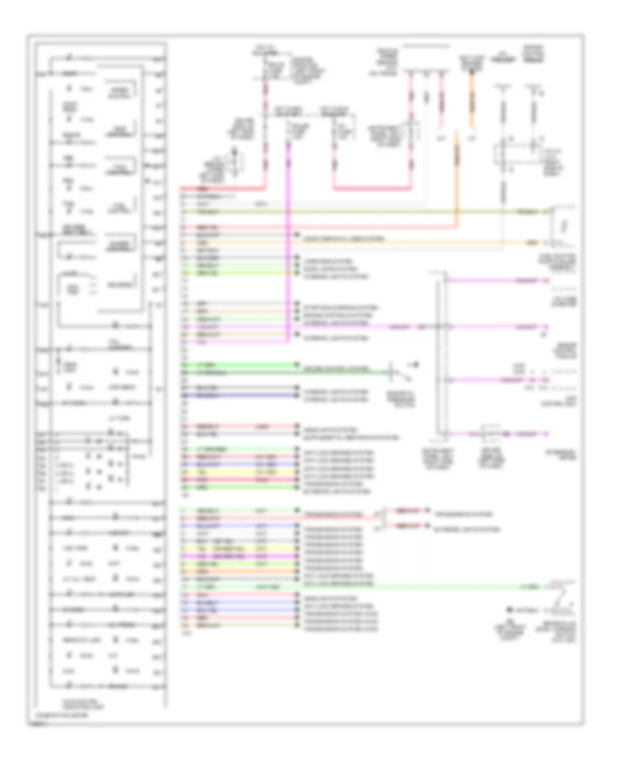 Instrument Cluster Wiring Diagram for Toyota Tacoma 2005