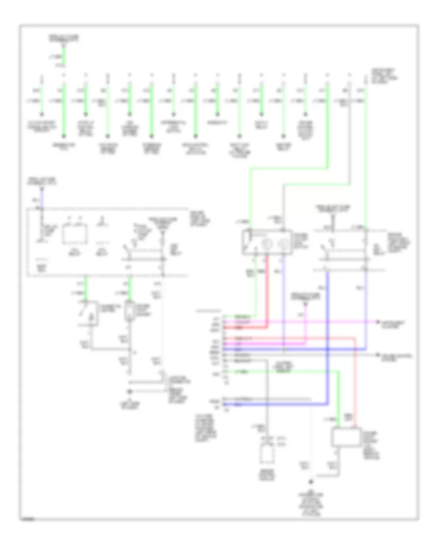 Power Distribution Wiring Diagram (3 of 3) for Toyota Tacoma 2005