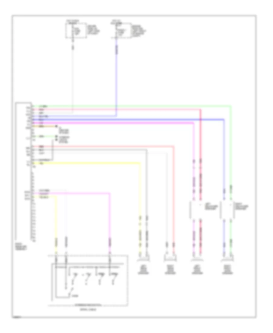 Radio Wiring Diagram with Built in Amplifier for Toyota Tacoma 2005