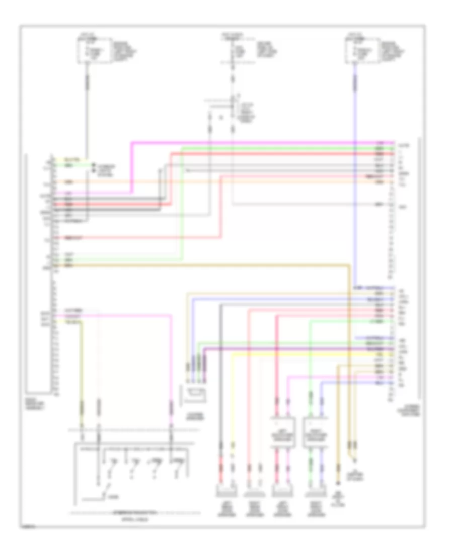 Radio Wiring Diagram with Separate Amplifier for Toyota Tacoma 2005