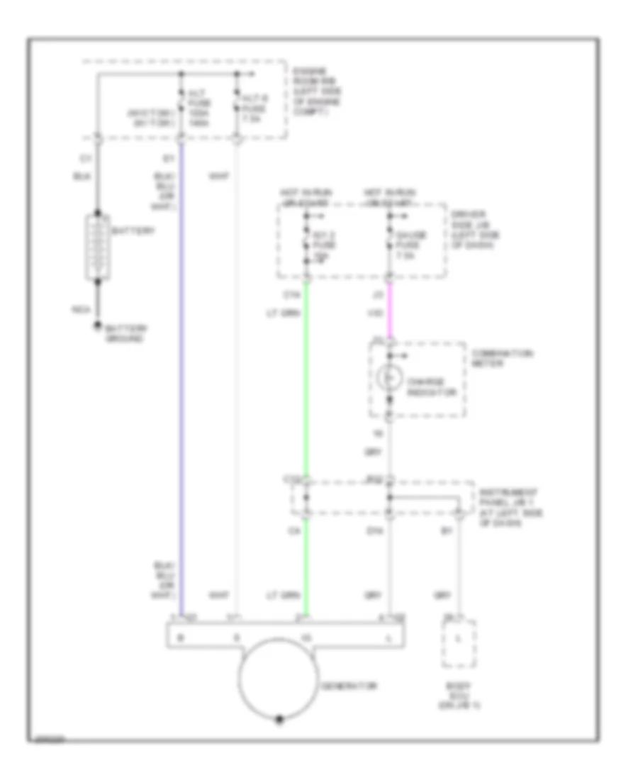 4 0L Charging Wiring Diagram for Toyota Tacoma 2005