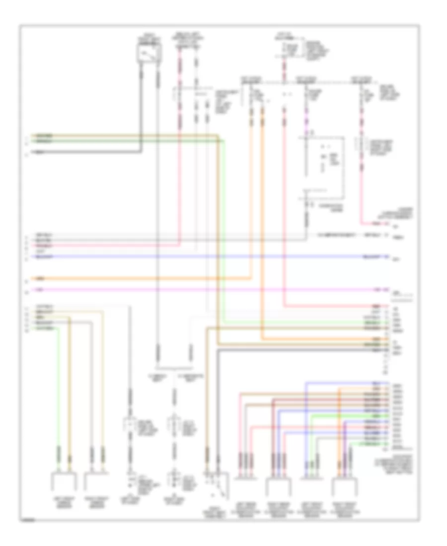 Supplemental Restraints Wiring Diagram (2 of 2) for Toyota Tacoma 2005