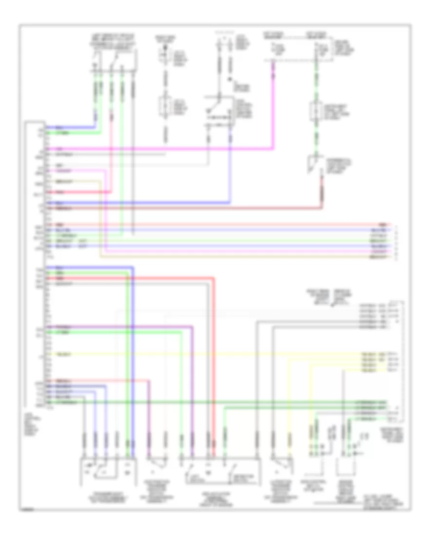 4WD Wiring Diagram 1 of 2 for Toyota Tacoma 2005