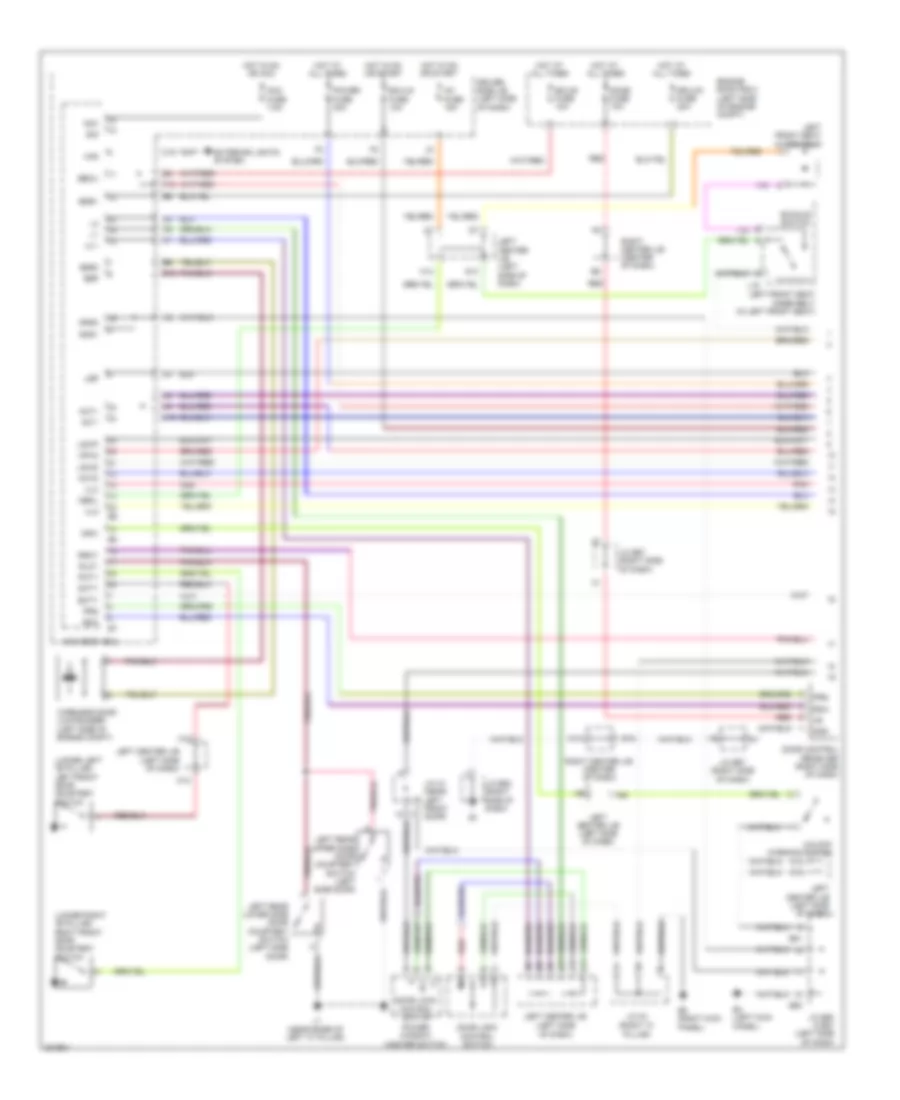 Forced Entry Wiring Diagram 1 of 2 for Toyota FJ Cruiser 2010