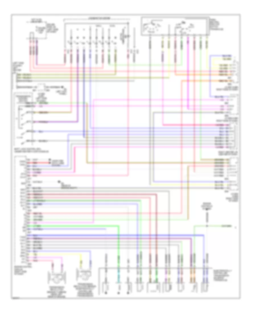 A T Wiring Diagram 1 of 2 for Toyota FJ Cruiser 2010