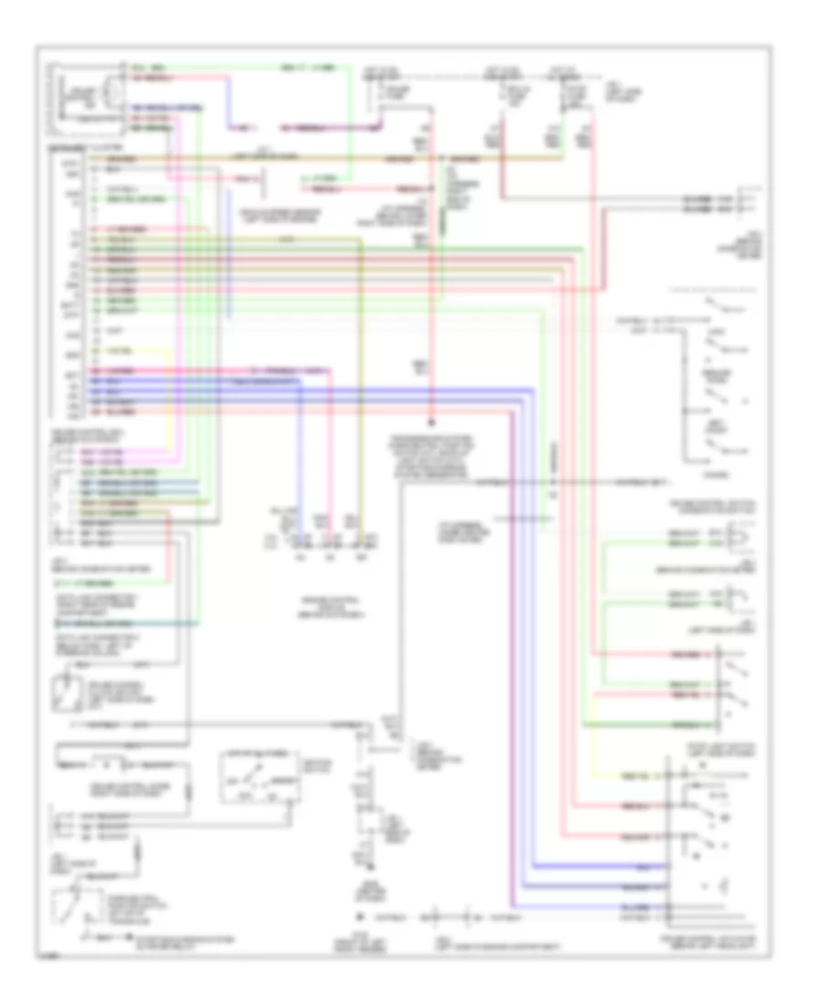 Cruise Control Wiring Diagram for Toyota Camry DX 1995