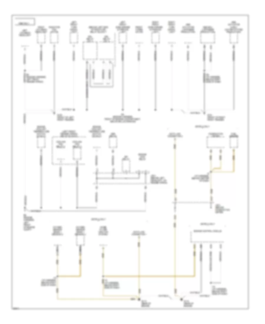 Ground Distribution Wiring Diagram 1 of 6 for Toyota Camry DX 1995