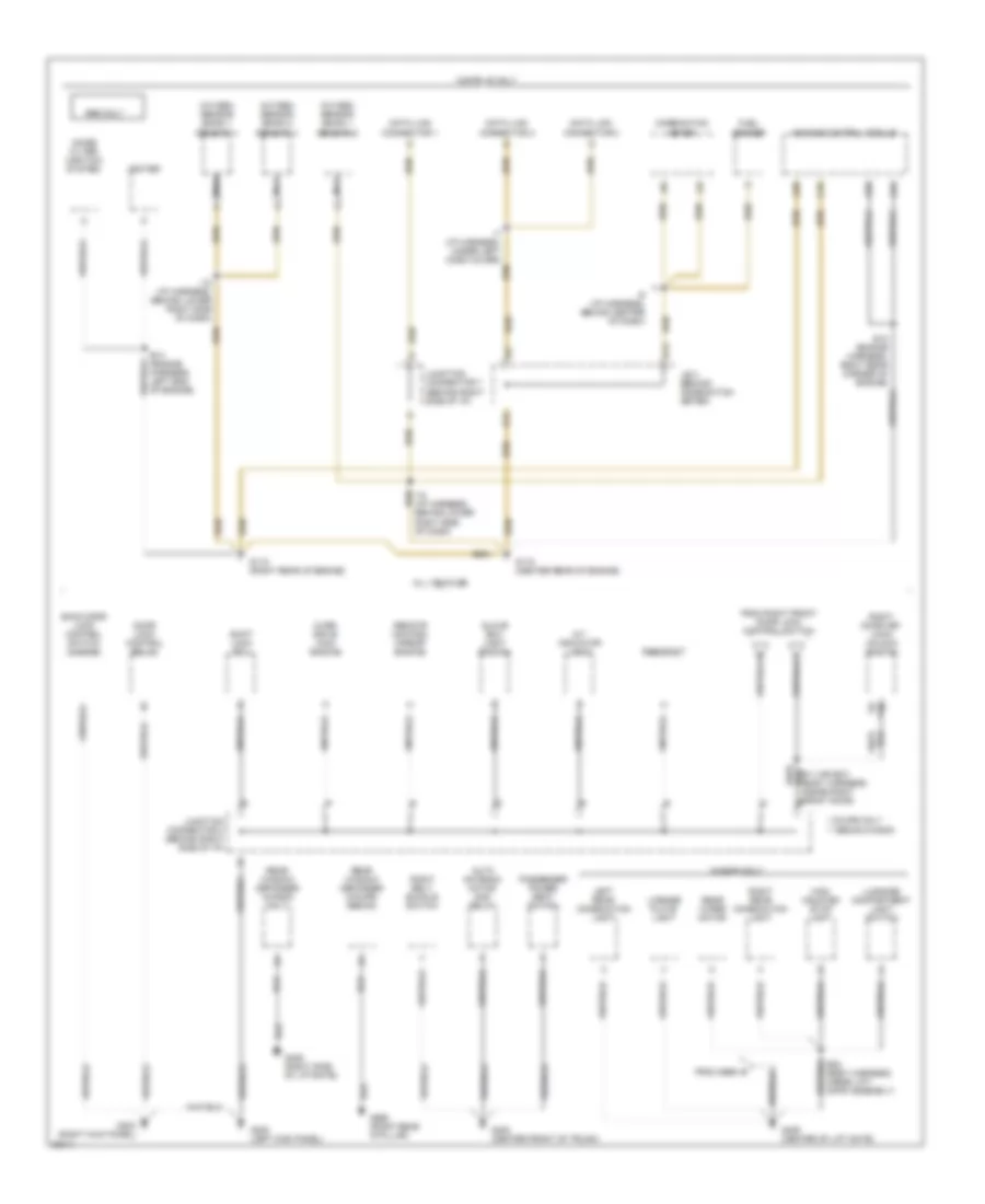 Ground Distribution Wiring Diagram (4 of 6) for Toyota Camry DX 1995