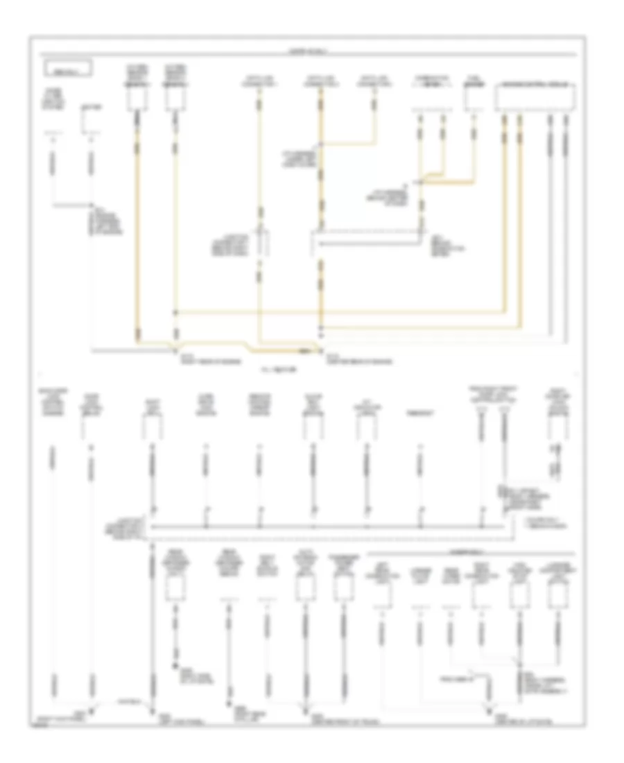 Ground Distribution Wiring Diagram (5 of 6) for Toyota Camry DX 1995