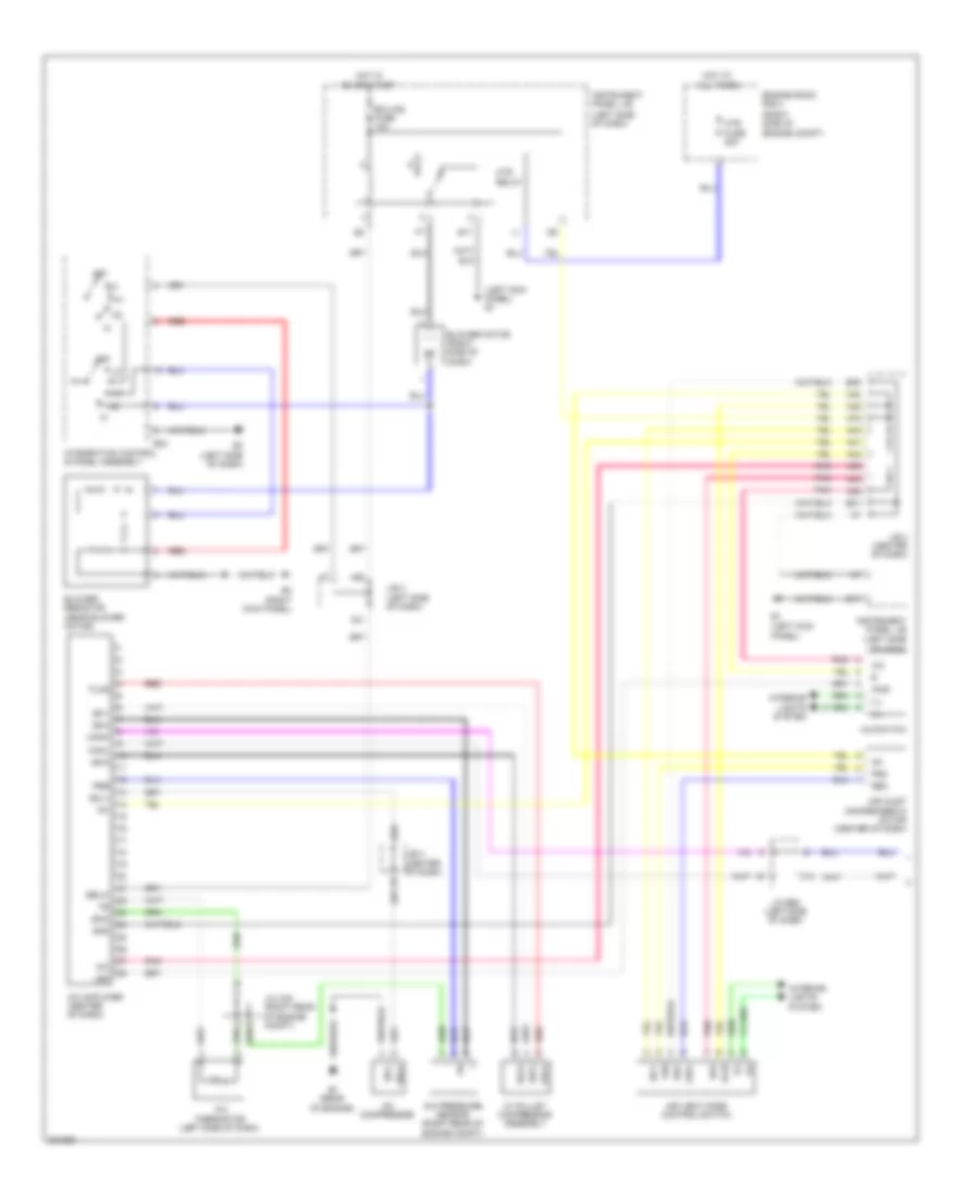 2.5L, Manual AC Wiring Diagram (1 of 2) for Toyota RAV4 Limited 2010