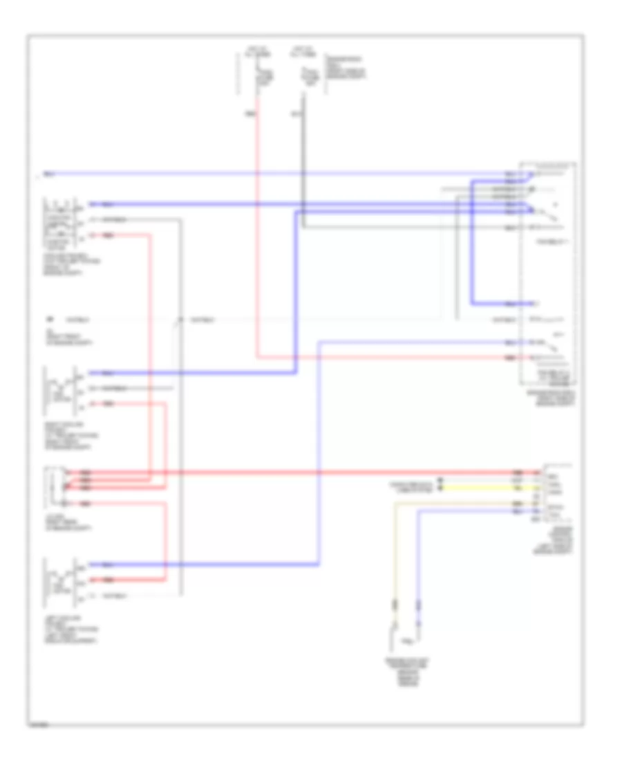 3.5L, Manual AC Wiring Diagram (2 of 2) for Toyota RAV4 Limited 2010
