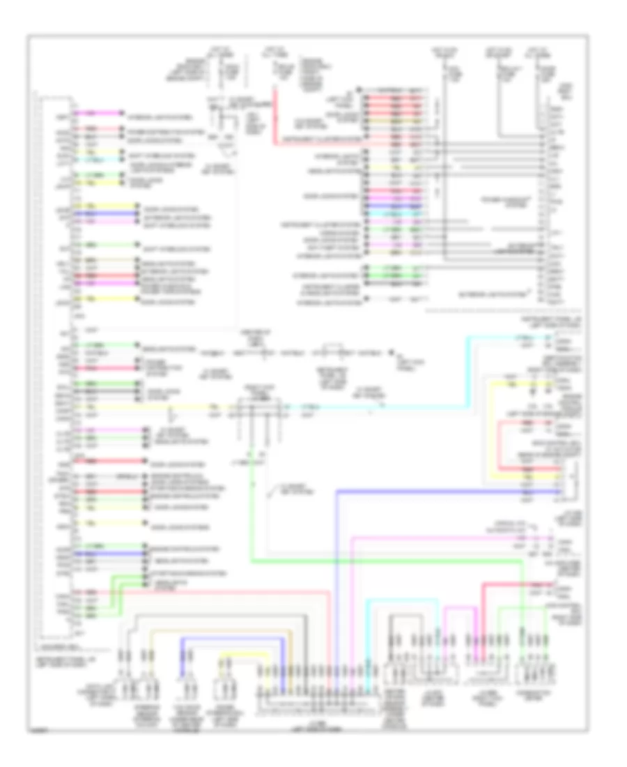 Body ECU Wiring Diagram for Toyota RAV4 Limited 2010